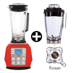 Набор  блендер  BIANCO forte + стакан Flover (red)